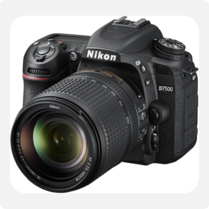 Nikon D7500 20.9MP DSLR Camera with AF-S DX NIKKOR 18-140mm f/3.5-5.6G ED VR Lens, Black