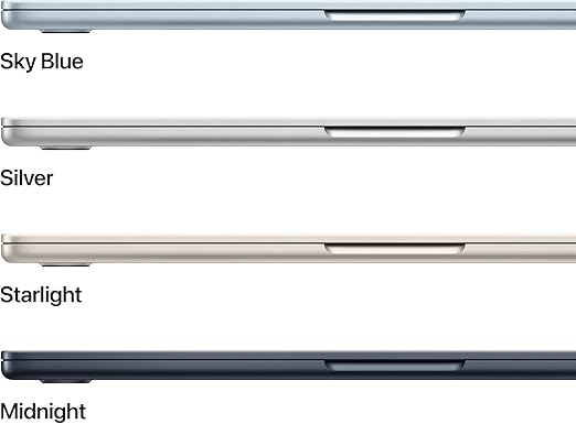 Apple 2026 MacBook Air 13-inch Laptop with M5 chip: Built for AI, 13.6-inch Liquid Retina Display, 16GB Unified Memory, 512GB SSD, 12MP Center Stage Camera, Touch ID, Wi-Fi 7; Midnight
