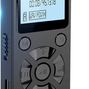 128GB Digital Voice Recorder for Lectures Meetings - EVIDA 9296 Hours Voice Activated Recording Device Audio Recorder with Playback,Password