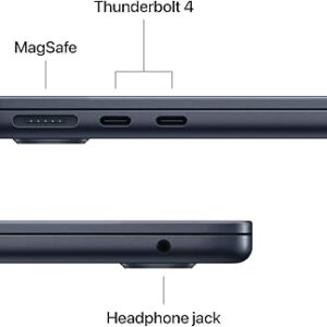 Apple 2026 MacBook Air 13-inch Laptop with M5 chip: Built for AI, 13.6-inch Liquid Retina Display, 16GB Unified Memory, 512GB SSD, 12MP Center Stage Camera, Touch ID, Wi-Fi 7; Midnight - Image 6
