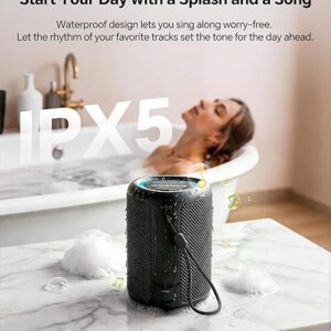 Portable Bluetooth Speaker Beach Essentials: IPX5 Waterproof for Outdoor/Powerful HD Sound/Dynamic Light/All Day Playtime/Wireless BT 5.3/TWS Pairing, Travel|Camping|Pool Accessorie, School Supplies - Image 2